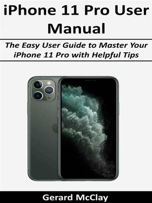 cover image of iPhone 11 Pro User Manual